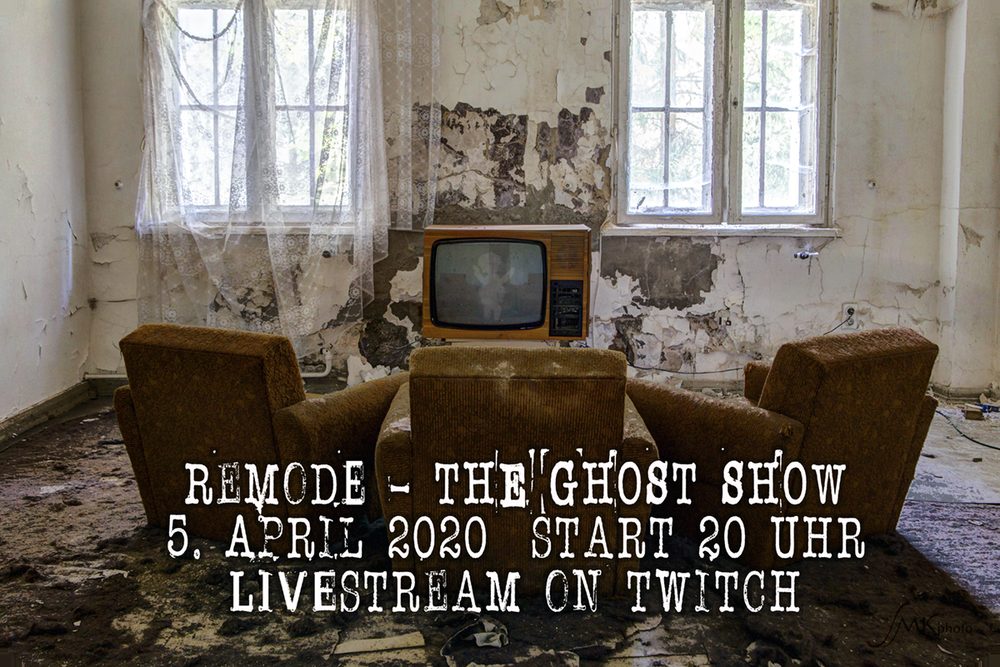 Remode bei der Ghost Show im Lokschuppen Bielefeld, 5. April 2020